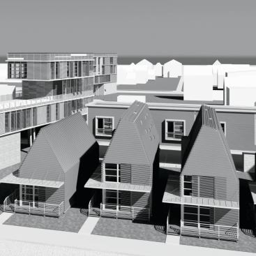 The Smoketown study calls for shotgun- and camelback-style houses that were common to the 19th-century neighborhood.
