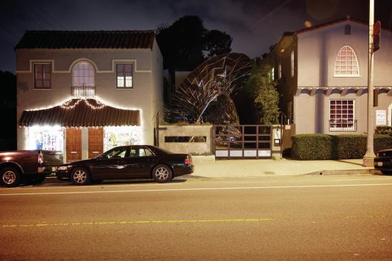 The Bloom pavilion at its site in Los Angeles.