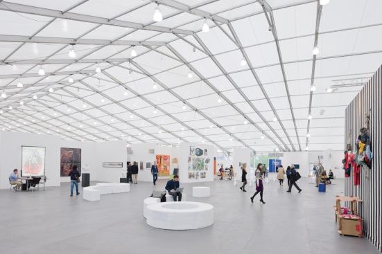 SO-IL’s prefabricated structure for the 2012 Frieze Art Fair on New York’s Randalls Island not only impressed gallery-goers but also landed the firm in the Guiness Book of World Records for the largest continuous tent structure in North America.