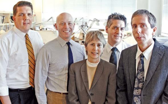 The Polshek Partnership team included (above, left to right) Lloyd DesBrisay, Duncan Hazard, Charmian Place, Steven Peppas, and Gary Anderson.