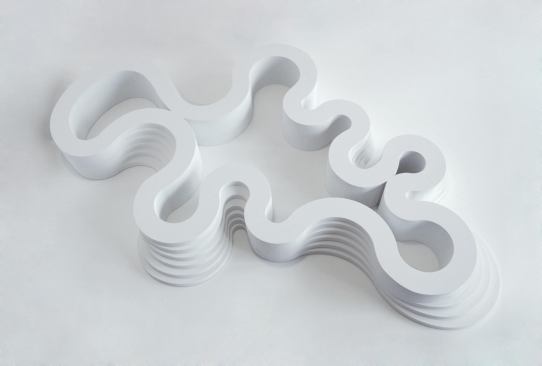 A model of the Open Fort, a 500,000-square-foot mixed-use project in Amsterdam that the firm is designing for Ymere, a local housing association. 