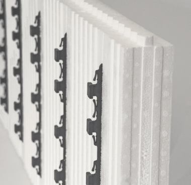 Arxx.



The ICFs manufacturer now offers reFIT, a basement finishing system that provides for a finished wall assembly R-value of 13.9. The expanded polystyrene panels interlock vertically and install easily using metal base track, corner panel connectors, and wall clips and shims; embedded fastening strips allow for attachment of drywall. The panels are resistant to mold, mildew, and rot, says the maker. 800.293.3210. www.refiticf.com.