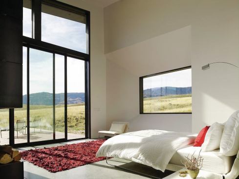 The master bedroom opens onto its own deck.