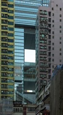 One factor driving multistory retail centers, such as Hysan Place, in Hong Kong is the need for air-conditioned public spaces to escape modern tenement-style dwellings.