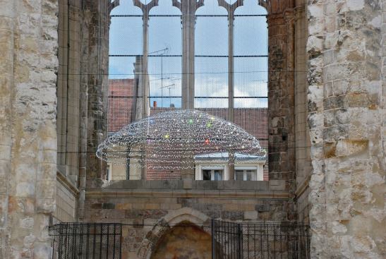 A detail from White Dome. 