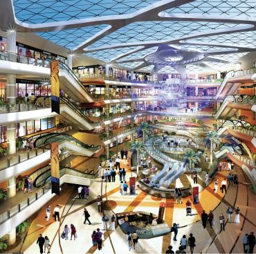 Grand ChinaTianjin City, China



DDG

Scheduled to be completed as early as 2012, the Grand China mall has 4 million square feet of retail space on seven levels, making it the largest shopping center building in China. Situated over four city subway lines and near a high-speed connection to Beijing, the shopping center serves as a hub for a 7.5-hectare cultural district that will play host to an opera house, library, and several museums.
