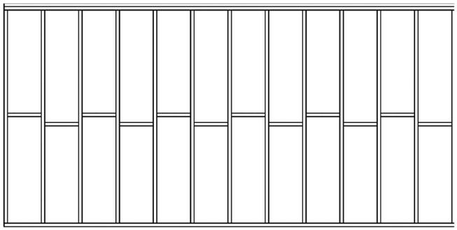 A wall built with 2x4 or 2x6 lumber  will cost and weigh more than a wall that uses Dorsy's plywood system.

Dimensioned Lumber

Using 16''o.c. 2x4 = $55.89 (245 lbs.)

Using 16''o.c. 2x6 = $94.07 (368 lbs.)