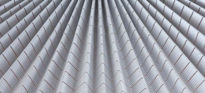 Plissé

LucePlan

www.luceplanusa.com

Suspension lamp

Pleated shade can be extended from 23 inches to 63 inches via a special frame

Takes seven 60-watt incandescent, halogen, or fluorescent lamps Dimmable wall controls

Designed by Inga Sempé