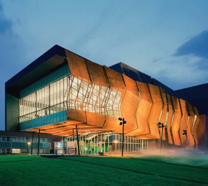 The Stevie Eller Dance Theatre, designed by Gould Evans and completed in 2003.