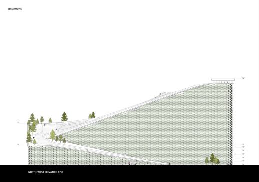 The smokestack and incinerator of the waste-to-energy plant will be hidden within.