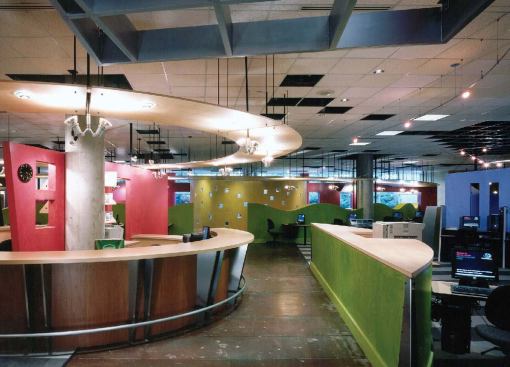 VIRTUAL VILLAGE COMMUNICATION CENTER

Architect: Mistri Associates Architects (now Mistri Hardaway Architects)

Developer: Public Library of Charlotte and Mecklenburg County

Completed: 2001

Cost: $500,000

Housed in the city's main library, the 11,000-square-foot digital media room received an honorable mention in the 2002 AIA/ Charlotte Business Journal's Bottom Line Awards, a 2002 National Association of Counties Achievement Award, and a 2003 Disabilities Services Award from the Association of Specialized and Cooperative Library Agencies.