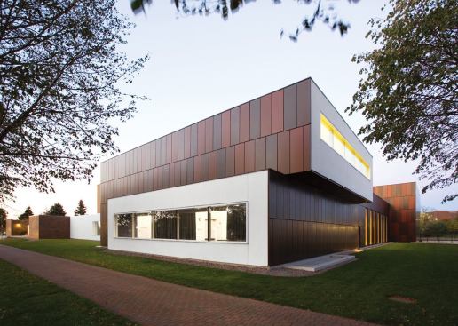 Performing Arts Center Addition at St Bernard College, Location: St Cloud, MN, Architect: HGA Architects. This is the description of this image.