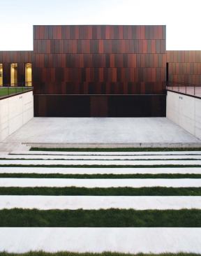 Staging for the amphitheater occurs directly from the subterranean black box theater.