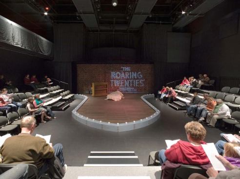 The black box theater. 