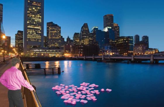 Anchored to the bottom of Boston Harbor, Light Drift will move in and out of a grid according to changes in tides. The trick is to ensure the cables don't get tangled.
