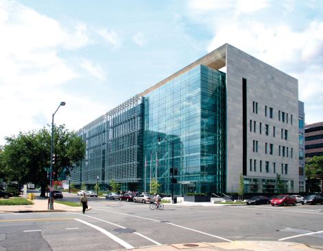 Architect HOK worked with associate architects Baker Cooper and H.L. Walker & Associates to design a high-performance facility that would visually distinguish itself from other sustainable commercial buildings in the District.