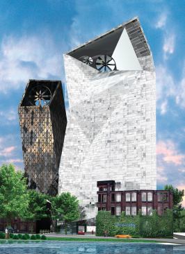 Hamburg's Eco City development is a 10-building, three-phase project.