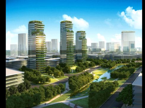 A number of eco-districts are under way around the world, including five separate developments designed by Cailfornia-based SWA Group.