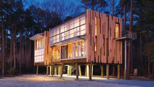 The Loblolly House on Taylor's Island, Md.