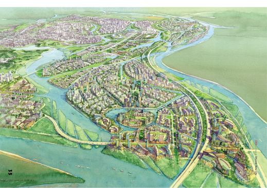 Among the eco-districts SWA Group is planning in China is a master plan for Shunde, in the Guangdong province.