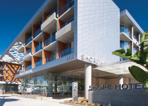 The Shore Hotel in Santa Monica, Calif., designed by Gensler.
