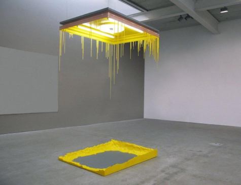 Shown at the Wright Space in Seattle, Accumulation is a musing on the passing of time. The architect-artists used paint slowly dripping from the ceiling to visualize temporality.
