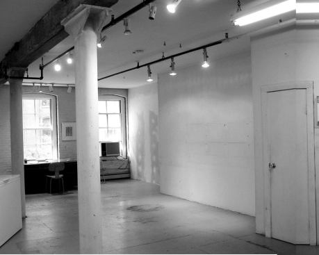 The loft space before the renovation.