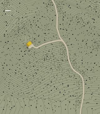 Stacked Cabin site plan.