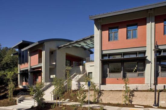 A front view of the Orinda City Hall in Orinda, Calif.