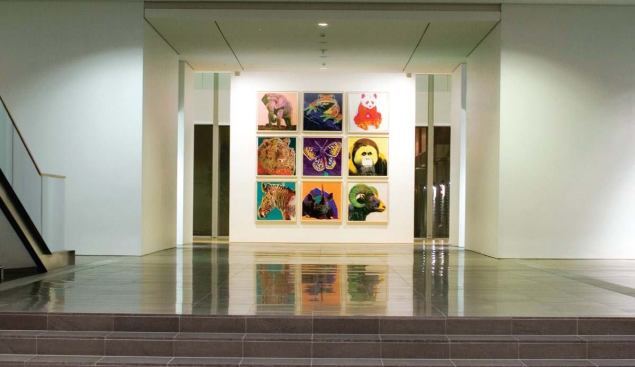 DETAILS, DETAILS

The first-floor landing mediates between a gallery for the museum's collection of design and modern craft and a multipurpose auditorium with flexible seating.

Located at the back of the building is the East Court, an interior sculpture gallery and vertical circulation space, where a streamlined stair connects the second- and third- floor galleries.
