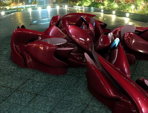 Ruy Klein Biaxial Bouquet  Proposed Installation, Washington D.C.