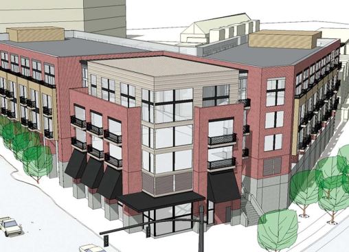 CORNERSTONE

Architect: RMC Architects, Bellingham

Developer: The Barkley Co., Bellingham

Planned Completion: 2008

Cost: $16 million

This 149,000-square-foot commercial-residential building will have a roof garden and mark the transition between a retail/mixed-use district and Barkley Village, a masterplanned, new urbanist residential area.