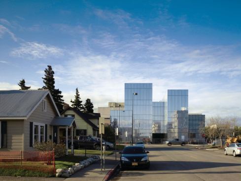 View from the north.