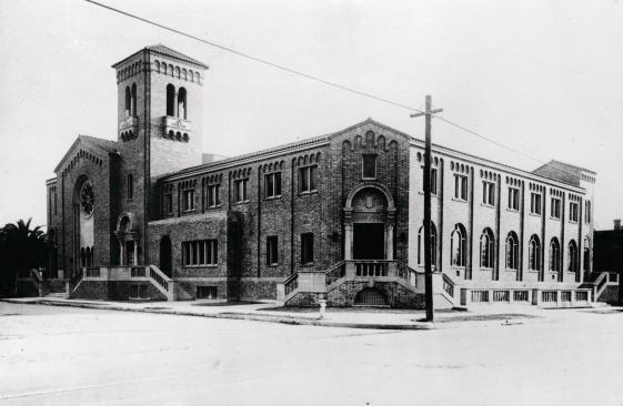 Second Baptist Church, Los Angeles, 1924

With Norman F. Marsh, Williams designed this replacement facility for the Second Baptist Church, the oldest African-American Baptist church in Los Angeles. The pastor at the time, Dr. Thomas Lee Griffith Sr., believed in promoting black-owned businesses, so all of the skilled workmen on the project were hired from black-owned companies. The Romanesque structure was rededicated (after extensive remodeling) in 2009 and added to the National Register of Historic Places.
