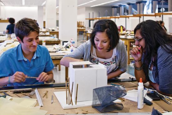 But how does it work? Alan Garcia with teaching assistants Rebecca Sibley and Sana Rehman. 