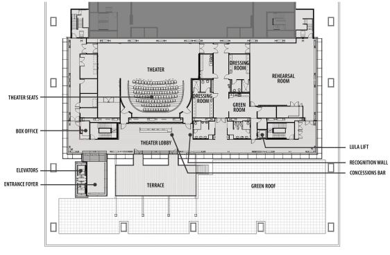First floor plan.