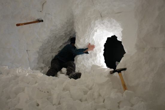 Snarkitecture excavating.