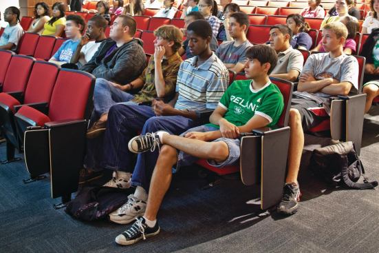 If we're still in this lecture hall, its not lunchtime yet.