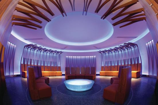 Tasked with the challenge of providing a multipurpose, contemplative space for a wide range of moods and emotions, Cline Bettridge Bernstein Lighting Design (CBBLD) organized the Cancer Center’s Quiet Room with the tranquility of nature in mind.
