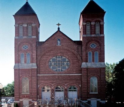 St. Peter Lithuanian, South Boston

Slated for possible closure

Panic set in after the 2004 announcement that St. Peter Lithuanian Parish, with 1,300 parishioners, would close (in all, three of four Boston-area Lithuanian parishes were listed for closing). Considered the stronghold of the city's Lithuanians, who began arriving in the late 1880s, St. Peter played a vital role during the 50-year Soviet occupation of their country, when religious activity was suppressed. (The placing of crosses in front of the church, above right, evokes the devotional "Hill of Crosses" in Lithuania where worshipers express their nationalistic Catholic faith and defiance against foreign invaders.) The planned closing made the front page of Lithuania's largest daily newspaper and highlighted the sensitivity for the archdiocese in shuttering 13 of its 41 ethnic parishes. Archbishop O'Malley gave priority for remaining open to parishes serving more-recent immigrant populations. Nonetheless, in June 2005, O'Malley granted St. Peter Lithuanian a reprieve. "They'll review our status in two years and make a decision then," says a parish spokeswoman, Mirga Girnius.