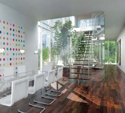 Culver House, Dirk Denison Architects. Interior: The interior layouts and finishes derive from Denison's extensive experience as an architect of high-end houses.