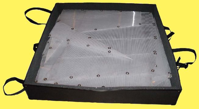 California: Stage set for John Jasperse - When dismantled, the entire set fit into two 4-foot-by-4-foot boxes that traveled with the dance company.