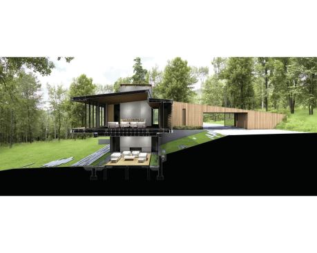 2013 RADA / Custom / More Than 3,000 Square Feet / Merit Award: Bridge House, Kent, Conn / Joeb Moore & Partners Architects