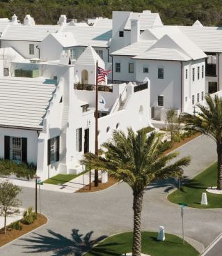 DPZ’s sustainable master plan for Alys Beach, Fla., includes passive solar design, eco-friendly building materials, and drought-tolerant landscaping.