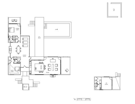 The Hooper’s Island Residence’s floor plan.