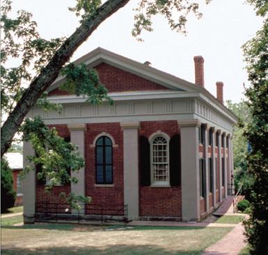 1831, Rear view, Fluvanna County Courthouse, Palmyra, Va.