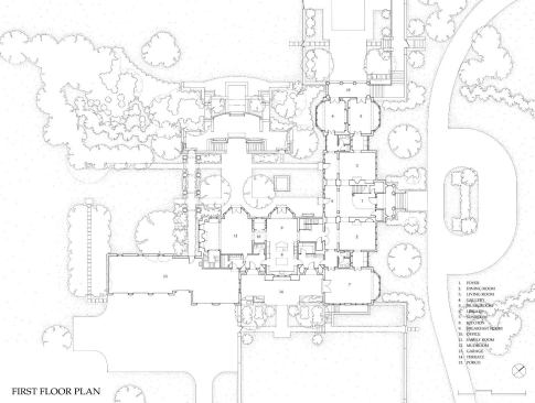 The project’s first-floor plan.