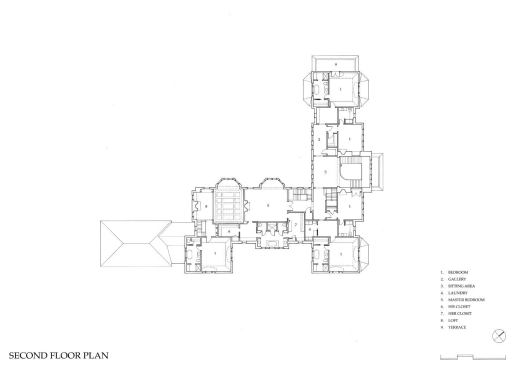 The project’s second-floor plan.