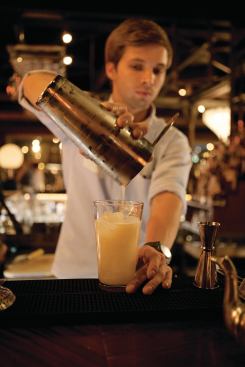 At Strelka, the bar is not just part of the institute, it also helps fund it. About $1 million in annual profits from the restaurant help support the institute's nearly $6.5 million yearly budget. 