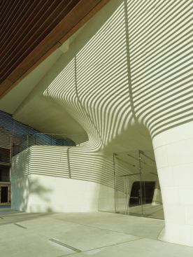The main entrance.
